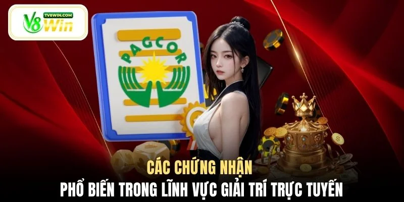 Các chứng nhận phổ biến trong lĩnh vực giải trí trực tuyến