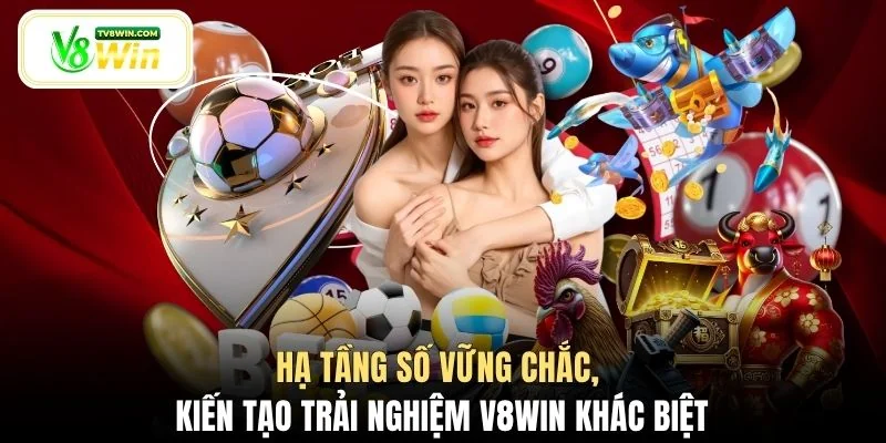 Hạ tầng số vững chắc, kiến tạo trải nghiệm V8WIN khác biệt